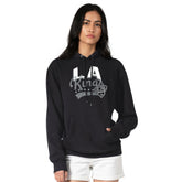 Los Angeles Kings G-III 4Her by Carl Banks Women's Filigree Logo Pullover Hoodie – Black