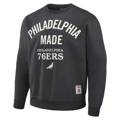 Philadelphia 76ers NBA x Staple Plush Pullover Sweatshirt - Anthracite online