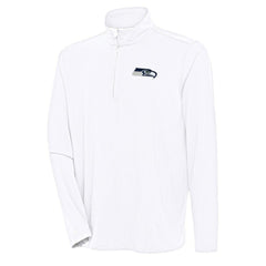 NFL Seattle Seahawks Antigua Hunk Quarter-Zip Pullover Top