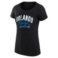 Orlando Magic G-III 4Her by Carl Banks Women's Super-Slim Fit Lightweight Filigree Logo T-Shirt - Black shop