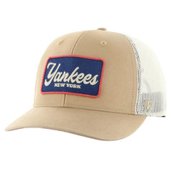 New York Yankees Glory Daze Trucker Adjustable Hat - Khaki | 47 brand