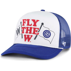 Chicago Cubs Retro Region Foam Trucker Adjustable Hat - Royal | 47 brand