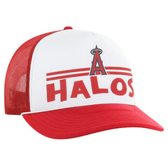Los Angeles Angels Retro Region Foam Trucker Adjustable Hat - Red | 47 brand