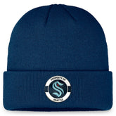 Seattle Kraken Fanatics Authentic Pro Training Camp Cuffed Knit Hat