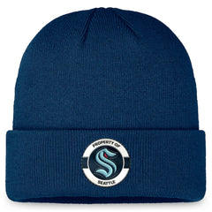 Seattle Kraken Fanatics Authentic Pro Training Camp Cuffed Knit Hat