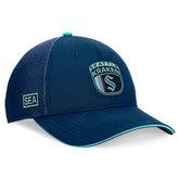 Seattle Kraken Fanatics 2024 NHL Draft On Stage Trucker Adjustable Hat