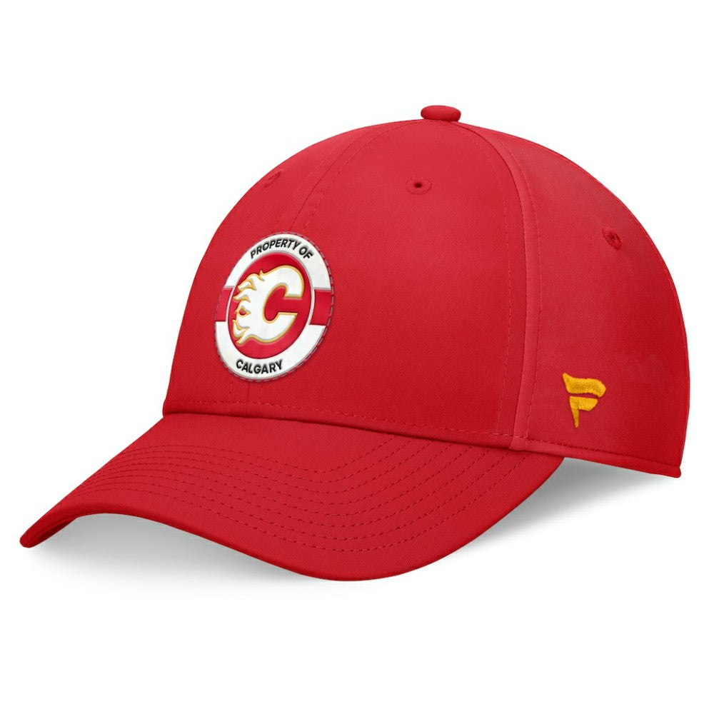 Calgary Flames Fanatics Authentic Pro Training Camp Flex Hat