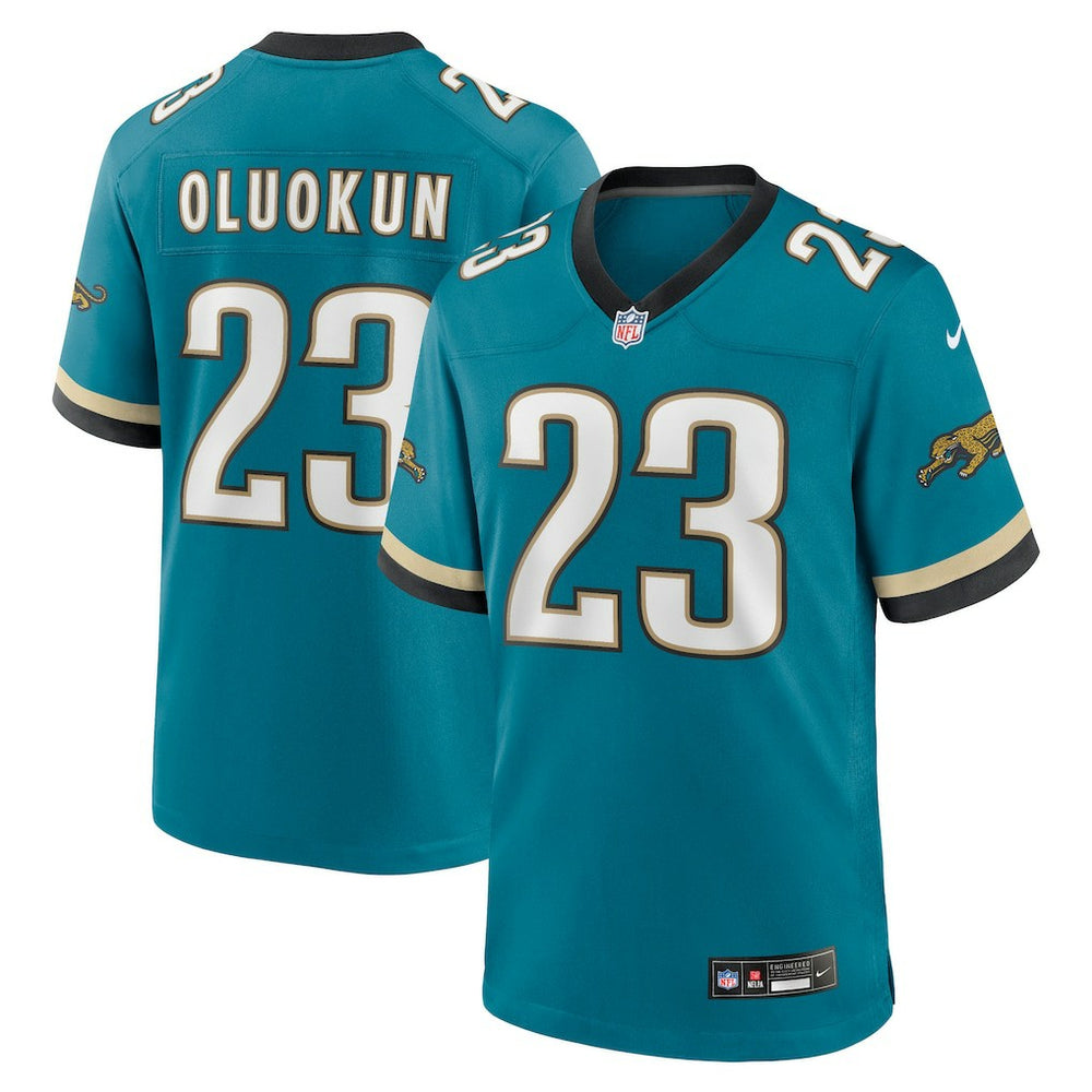 NFL Jacksonville Jaguars Foye Oluokun Prowler Throwback Player Game Jersey