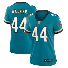 NFL Jacksonville Jaguars Travon Walker Women's Prowler Throwback Game Jersey