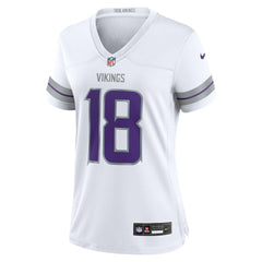 NFL Minnesota Vikings Justin Jefferson Women's Alternate Game Player Jersey