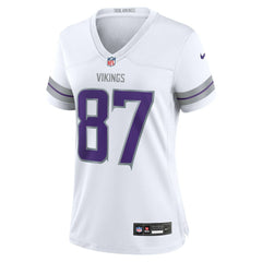 NFL Minnesota Vikings T.J. Hockenson Women's Alternate Game Player Jersey