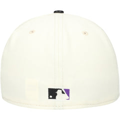 Tampa Bay Rays Game Night Leather Visor 59FIFTY Fitted Hat - Cream | New Era