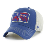 Philadelphia 76ers '47 Five Point Patch Clean Up Adjustable Hat - Royal | 47 brand cheap