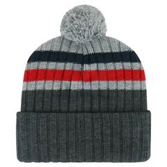 Washington Capitals '47 Stack Patch Cuffed Knit Hat with Pom