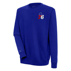 Philadelphia 76ers Antigua Victory Pullover Sweatshirt - Royal for sale