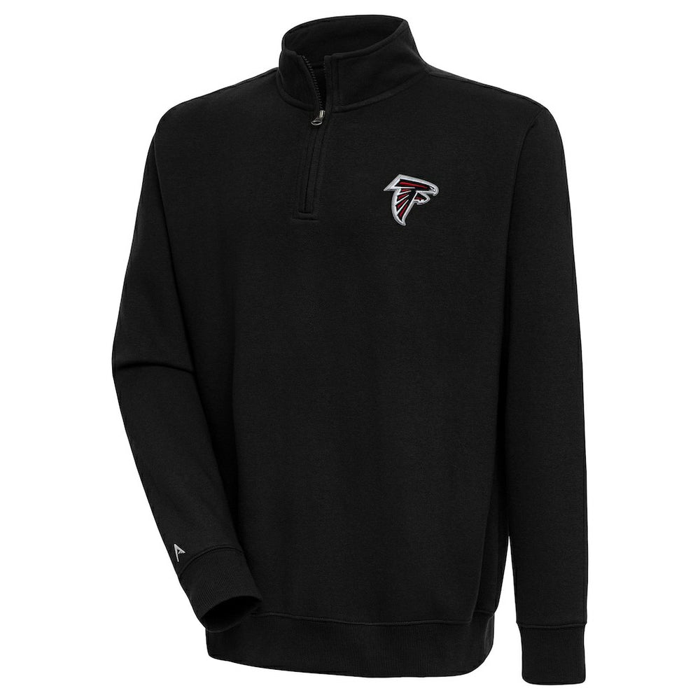 NFL Atlanta Falcons Antigua Victory Quarter-Zip Pullover Top