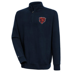 NFL Chicago Bears Antigua Victory Quarter-Zip Pullover Top