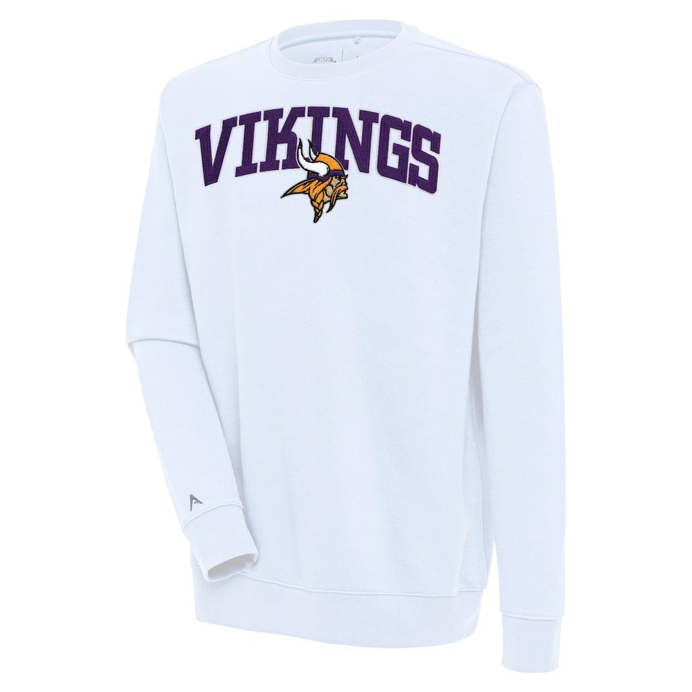 NFL Minnesota Vikings Antigua Victory Chenille Pullover Sweatshirt