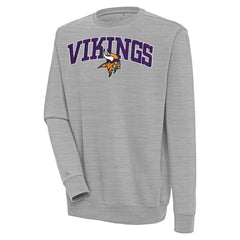 NFL Minnesota Vikings Antigua Victory Chenille Pullover Sweatshirt
