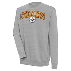 NFL Pittsburgh Steelers Antigua Victory Chenille Pullover Sweatshirt