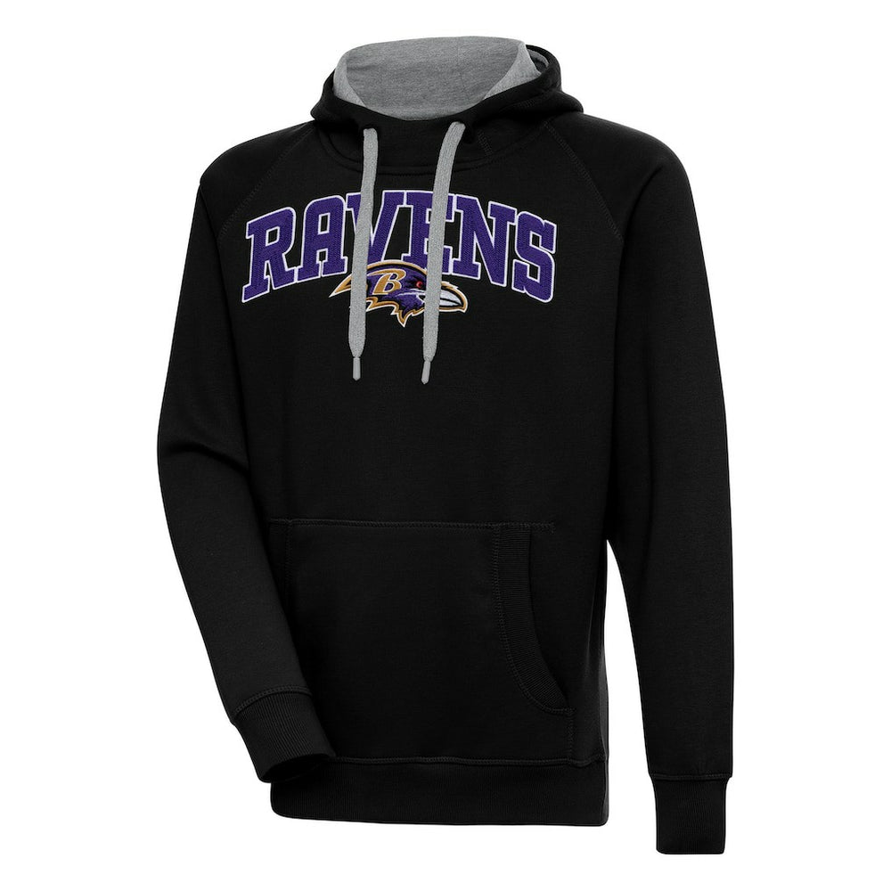 NFL Baltimore Ravens Antigua Victory Pullover Hoodie