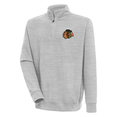 Chicago Blackhawks Antigua Victory Quarter-Zip Pullover Top