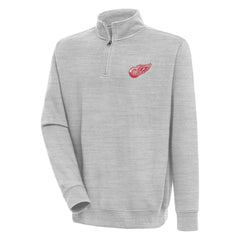 Detroit Red Wings Antigua Victory Quarter-Zip Pullover Top