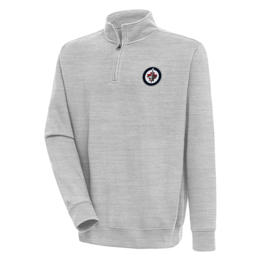 Winnipeg Jets Antigua Victory Quarter-Zip Pullover Top
