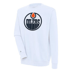Edmonton Oilers Antigua Victory Pullover Sweatshirt