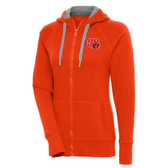 NFL Cincinnati Bengals Antigua Women's Victory Full-Zip Hoodie