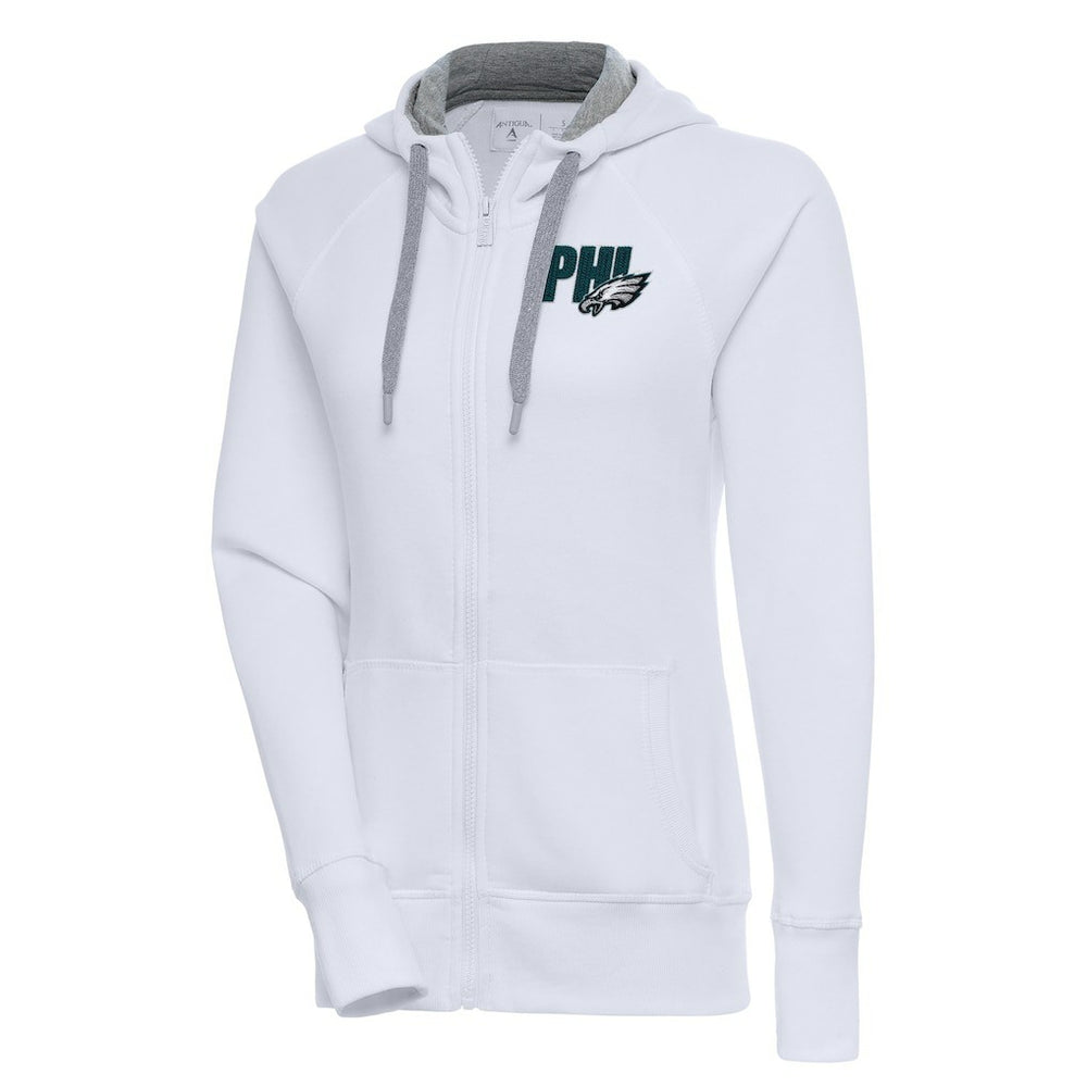 NFL Philadelphia Eagles Antigua Women's Victory Full-Zip Hoodie