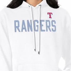 Texas Rangers G-III 4Her by Carl Banks Women's Dot Print Pullover Hoodie - White