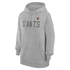 San Francisco Giants G-III 4Her by Carl Banks Women's Dot Print Pullover Hoodie - Gray