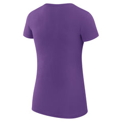 Colorado Rockies G-III 4Her by Carl Banks Women's Super-Slim Fit Lightweight Dot Print T-Shirt - Purple