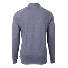 NFL Minnesota Vikings Cutter & Buck Big & Tall Adapt Eco Knit Quarter-Zip Pullover Top