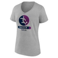 US Soccer Women's Radiating Victory V-Neck T-Shirt / Soccer Discount