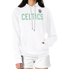 Boston Celtics G-III 4Her by Carl Banks Women's Dot Print Pullover Hoodie - White on sale