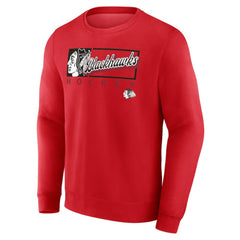 Chicago Blackhawks Fanatics Focus Fleece Pullover Sweatshirt