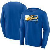 St. Louis Blues Fanatics Focus Fleece Pullover Sweatshirt