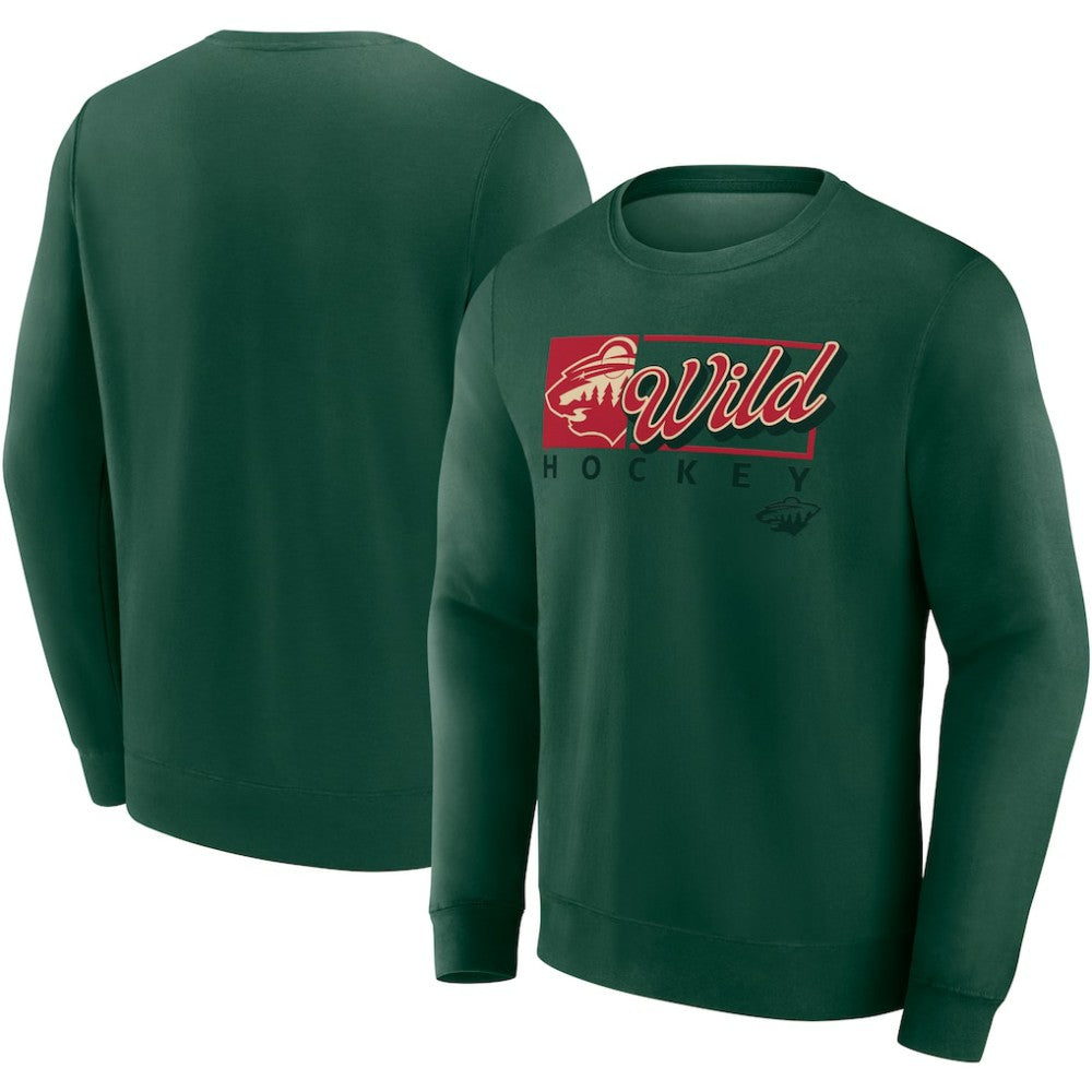 Minnesota Wild Fanatics Focus Fleece Pullover Sweatshirt