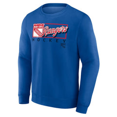 New York Rangers Fanatics Focus Fleece Pullover Sweatshirt
