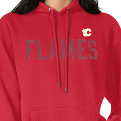 Calgary Flames G-III 4Her by Carl Banks Women's Dot Print Pullover Hoodie