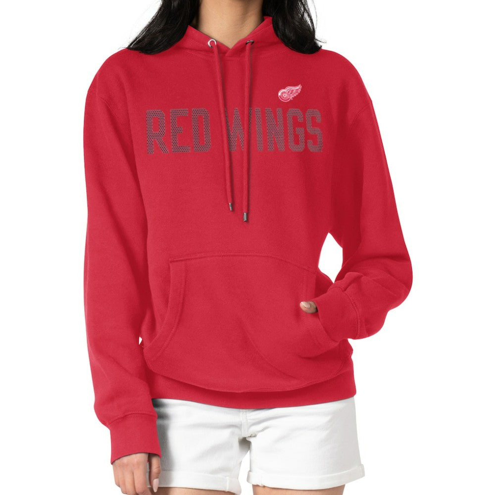 Detroit Red Wings G-III 4Her by Carl Banks Women's Dot Print Pullover Hoodie