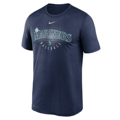 Seattle Mariners Wordmark Outline Legend T-Shirt - Navy | Nike