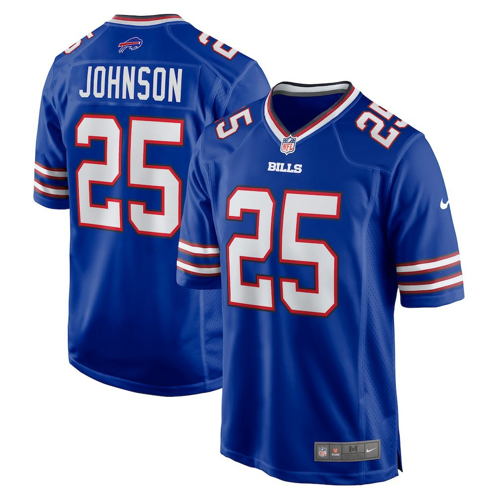 NFL Buffalo Bills Ty Johnson Team Game Jersey