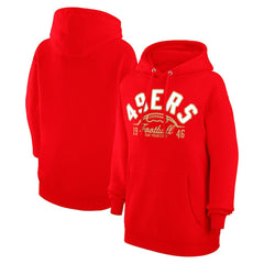 NFL San Francisco 49ers Starter Unisex Half Ball Team Fleece Pullover Hoodie
