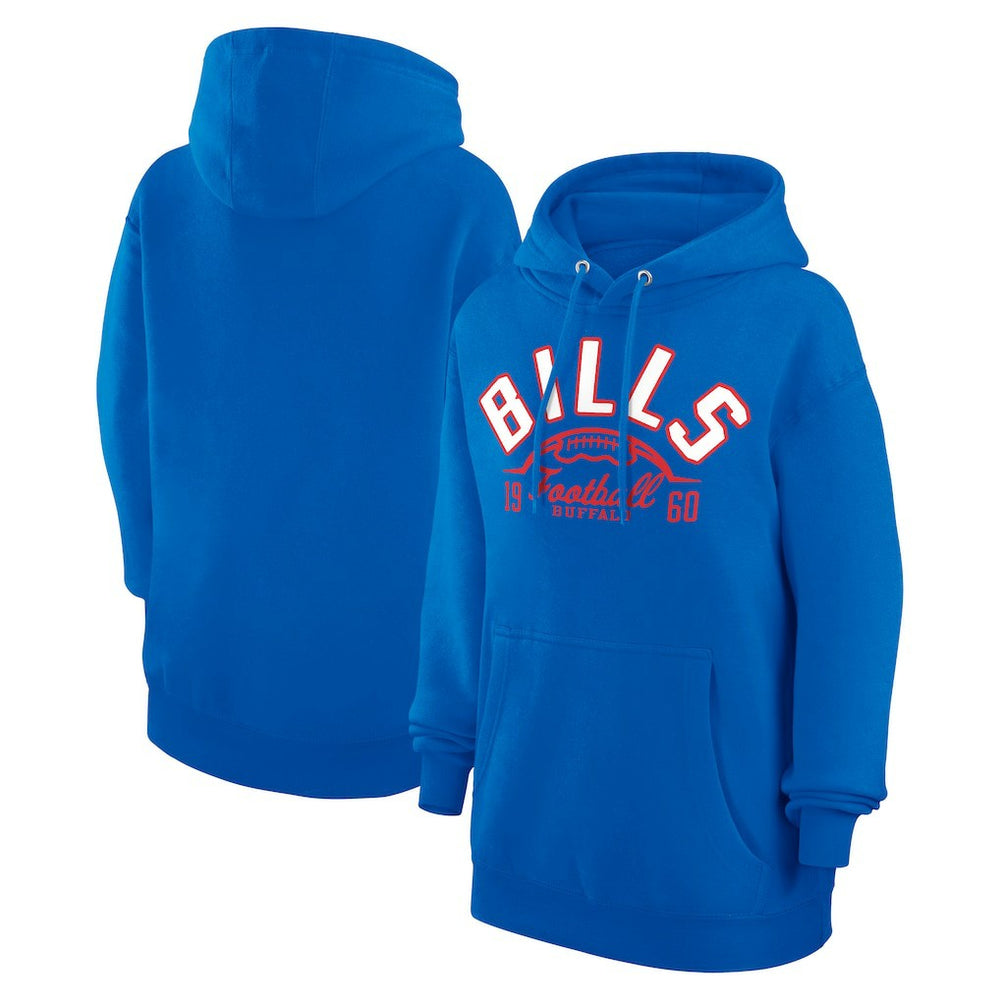 NFL Buffalo Bills Starter Unisex Half Ball Team Fleece Pullover Hoodie