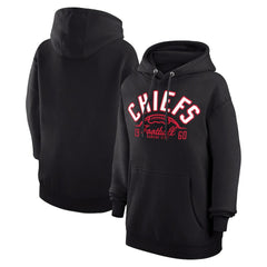 NFL Kansas City Chiefs Starter Unisex Half Ball Team Fleece Pullover Hoodie