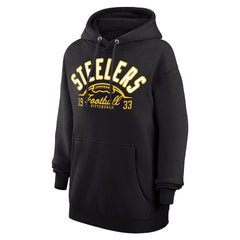 NFL Pittsburgh Steelers Starter Unisex Half Ball Team Fleece Pullover Hoodie
