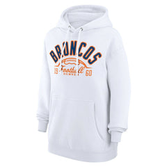 NFL Denver Broncos Starter Unisex Half Ball Team Fleece Pullover Hoodie